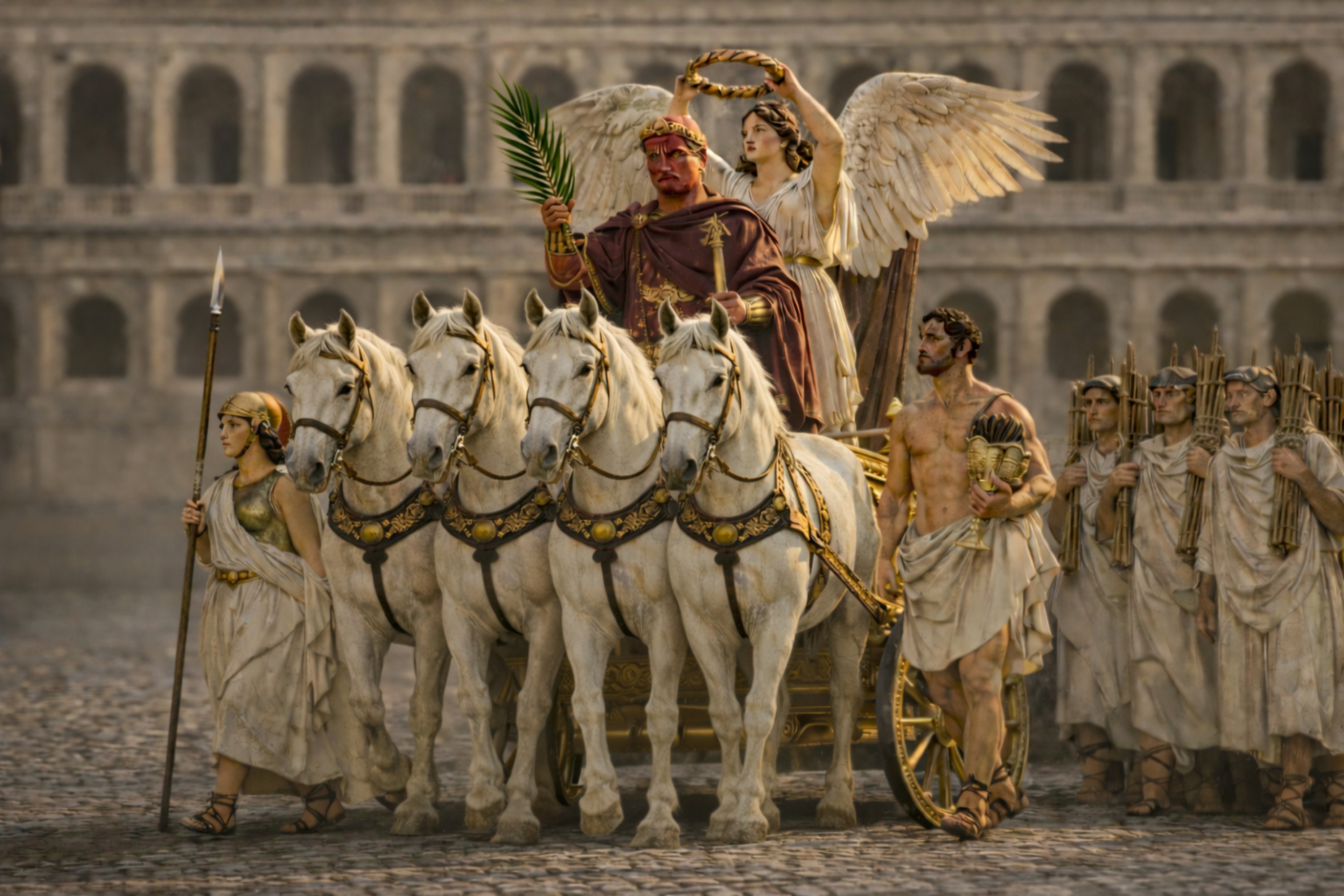 Rekonstruktion: Triumphzug des Titus (Rom, 71 n. Chr.)